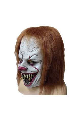 Jl Cadılar Bayramı Korku Palyaço Pennywise Maske Kulaklık Avrupa