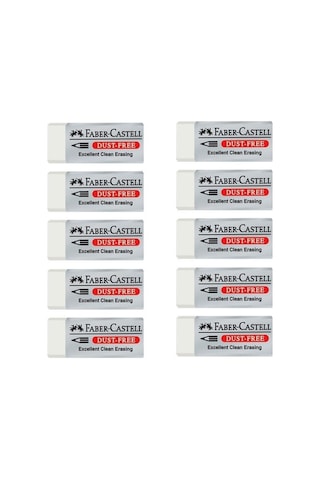 Faber Castell Dust Free Silgi Beyaz Küçük Boy No:30-10 Adet