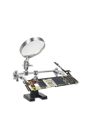 Üçüncü El Elektronik Pcb Kart Tutucu Büyüteçli