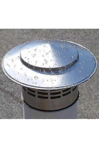 Paslanmaz Çelik Baca Kapağı Yağmur Başlığı Soba Boruları İçin Paslanmaz Çelik Izgara - İyi 110 Mm Diğer