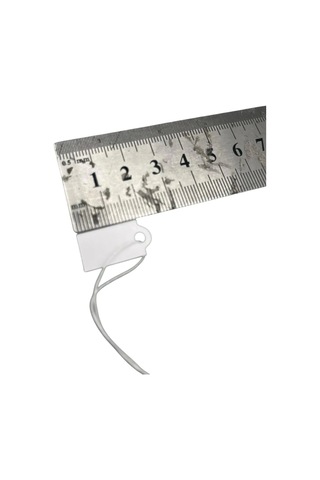 Yerli Üretim Küçük Boy Beyaz Renk 2 /1 Cm 80 Adet Karton İpli Fiyat Etiketi Çok Renkli