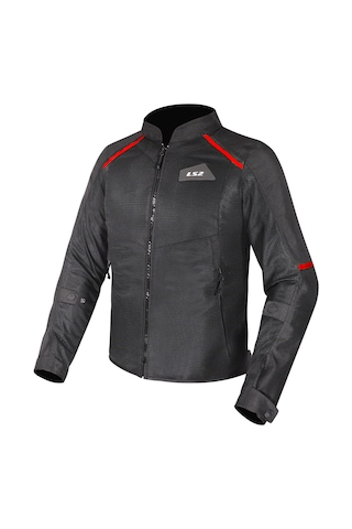 Ls2 Breeze Tam Yazlık Siyah - Kırmızı Motosiklet Montu