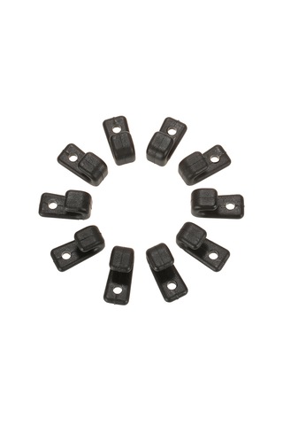 Konesam 50 Adet Nylon J Kanca, Gemi Sahnesi İçin Bungee Kordon Takımı, Dayanıklı Konstruksiyon, Kolay Kurulum 4mm Cıvata/riveti Uyumlu