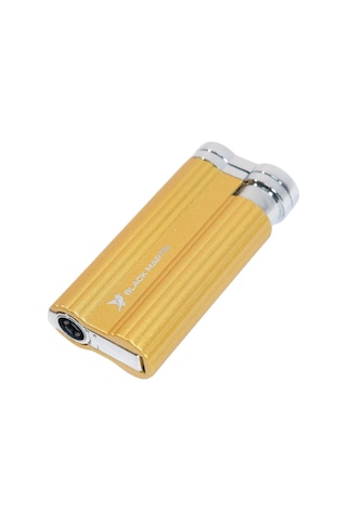 Black Martin Tek Torch Pürmüz Delicili Sarı Metal Puro Çakmağı - Tr9537