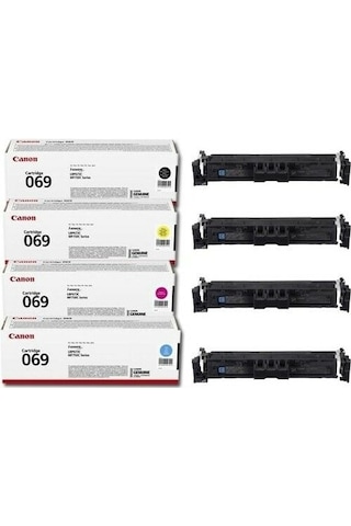 Canon Crg-069 4 Renk Toner Seti - Kutusuz Lbp673cdw / Mf752cdw / Mf754cdw Canon Crg-069 4 Renk Toner Seti - Kutusuz Lbp673cdw / Mf752cdw / Mf754cdw