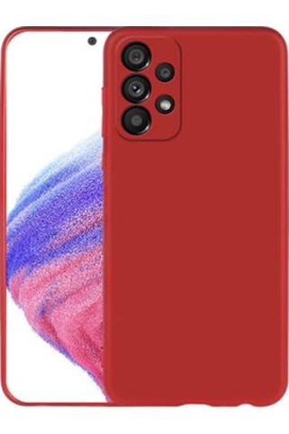 Samsung Uyumlu Galaxy A33 5g Kılıf Esnek Yapılı İnce Slim Silikon Kapak Ryc/premier Kirmizi