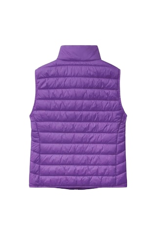 United Colors of Benetton Kadın Recycled Polyester Dolgulu Pufa Yelek Mor