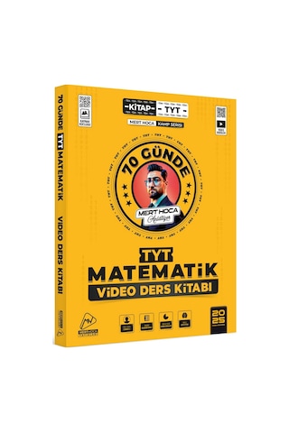 Mert Hoca 2025 Tyt 70 Günde Matematik Kampı Video Ders Kitabı Mert Hoca 2025 Tyt 70 Günde Matematik Kampı Video Ders Kitabı