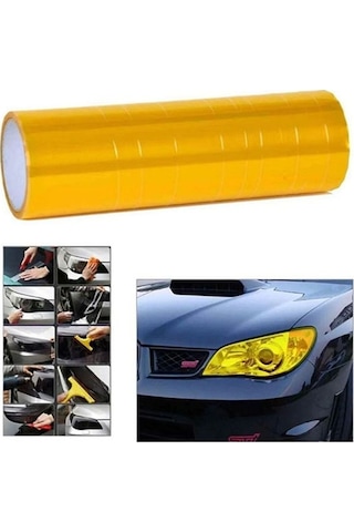 Far Stop Filmi Far Folyosu Sarı Far Çizik Çizilme Engelleyici Folyo 100cm X 30cm