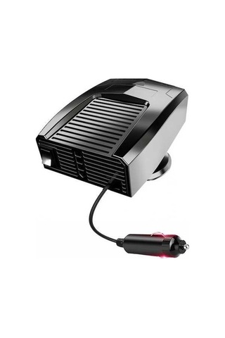 Novahub 12v Araba Isıtıcı, Taşınabilir Kış Defroster, 2 İn 1 Isıtma Soğutma, Sigara Çakmağıyla, 150w, Siyah