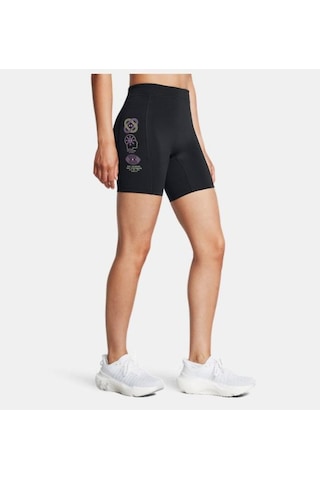 Kadın Ua Run Anywhere Kısa Tayt 1386345-001 Siyah