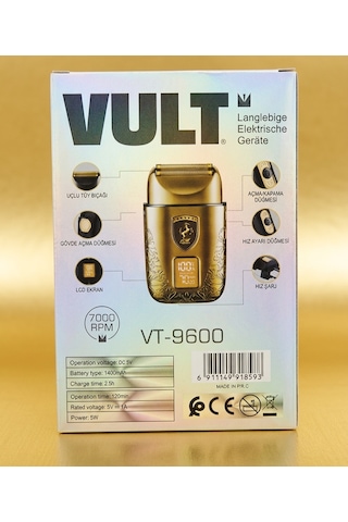 Vult Vt-9600 Profesyonel 0 Tıraş Makinesi 120 Dak