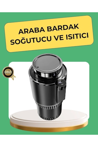 Ceylan Adam Isıtma Soğutma Özellikli Araç Bardaklığı Çakmak Girişli Akıllı Çok Renkli