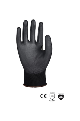 İş Eldiveni Hanvo Kesilmeye Dirençli Nitril Kaplama Eldiven