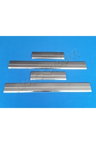 Ford Focus Krom Kapı Eşiği 2011-2018 4 Parça Paslanmaz Çelik