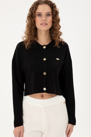 U.s. Polo Assn. Kadın Siyah Hırka Triko 50297152-vr046 Siyah