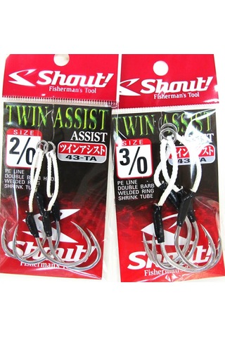 Shout Twin Assist Serisi Olta İğnesi İğne No : 3-0