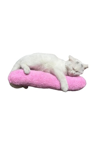 Tineke Kedi Otlu Sarılma Yastığı Uyku Oyuncağı 30 CM