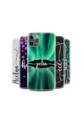 Apple Uyumlu iPhone 11 Pro Kilif Kisiye Özel Silikon Kilif Üzerine Yazi 330264492