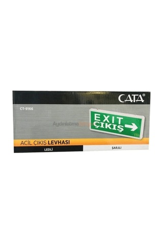Ct-9166 3 Watt Acil Çıkış Exıt Levhası Ledli Şarjlı Renkli - 883012491