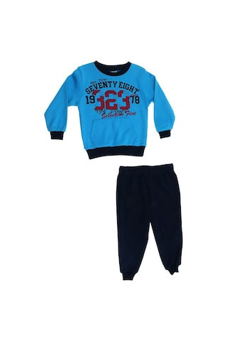 Ana Kuzusu Nazar Erkek Bebek Interlok 2 Li Takım-kırmızı Kırmızı