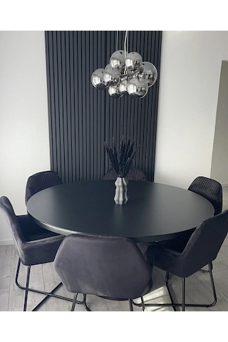 Winpanel Dekoratif Ahşap Duvar Paneli Antrasit Renk 60x240cm .