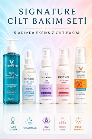 Pureviana Signature Cilt Bakım Seti 5'li