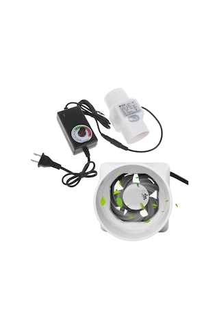 Sessiz Egzoz Fanı 12v 2 İnç 50mm Havalandırma İçin 6w,