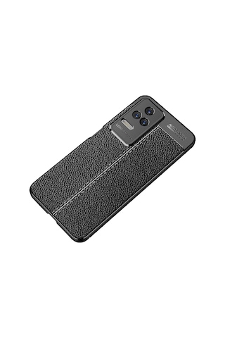 Xiaomi Poco F4 Kılıf Zore Niss Silikon Kapak Siyah