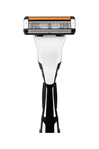 Hybrid 5 Flex 4'lü Yedek Tıraş Bıçağı Kartuşu 5 Bıçak , 5 Nano Teknolojik Titanyum Bıçak, E Vitamini İle Zenginleştirilmiş Geniş Kayganlaştırıcı Bant 2 Paketi