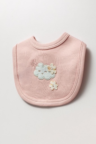 Bebitof %100 Pamuk Sevimli Ay Ve Bulutlar Desenli Bebek 5 Parça Yenidoğan Hastane Çıkışı Zıbın Seti Bbtf.pmb.2023 Pembe