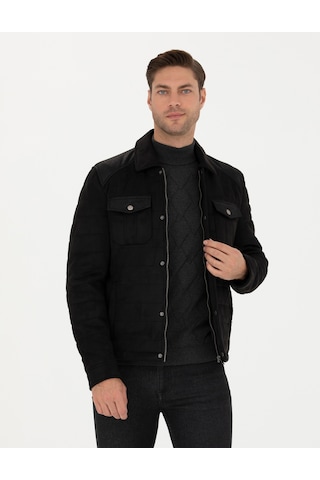 Pierre Cardin Erkek Siyah Deri Mont-kaban 50282834-001 Siyah