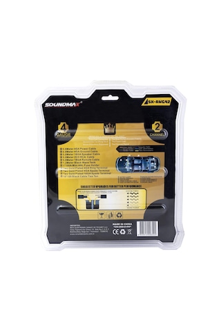 Soundmax Sx-awg42 4 Ga Oto Anfi Kablo Kiti