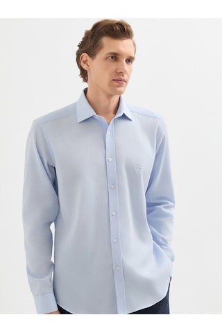 Karaca Erkek Slım Fıt Gömlek-açık Mavi 11.25w.04.011 Açik Mavi