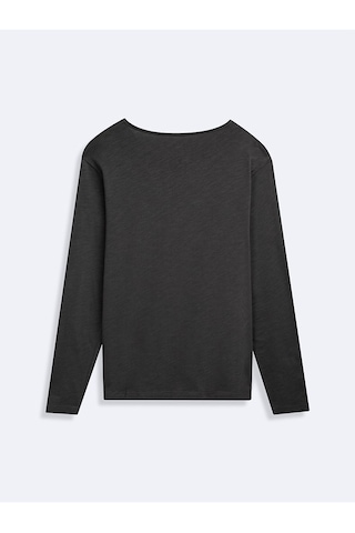 Ltb Uzun Kollu Bisiklet Yaka Basic Antrasit Sweatshırt Antrasit 2XL