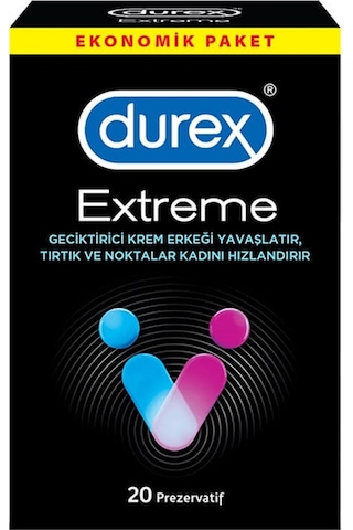 Durex Extreme Prezervatif 20'li Durex Extreme Prezervatif 20'li