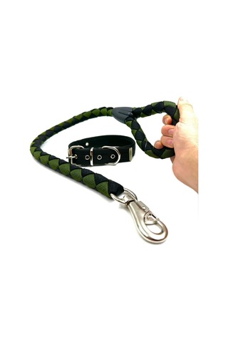 Orta Irk Köpek Gezdirme Ve Boyun Tasması Seti Çok Renkli