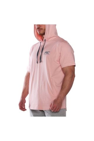 Musclecloth Mc-x Kapüşonlu Kısa Kollu Sweatshirt Somon Somon