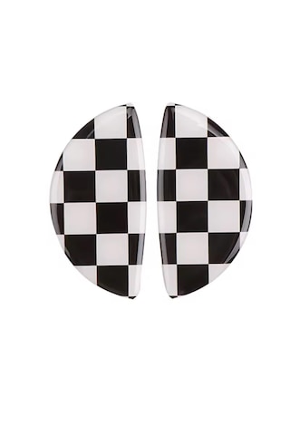 F54 F55 F60 Mini Cooper İç Kapı Kolu Sticker Kaplama Dama Desen