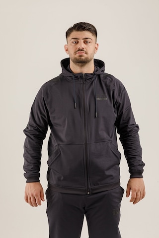Airlife Stronger High Rsi 5 7 Tam Boy Fermuarlı Erkek Büyük Beden Kapüşonlu Sweatshirt Lacivert
