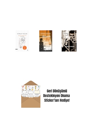 Dışarda Kötülük Vardı Ciltli + Aklımda Hep Sen Midi Boy + Konuştuğumuz Gibi Uzaklara + Okuma Sticker'ları