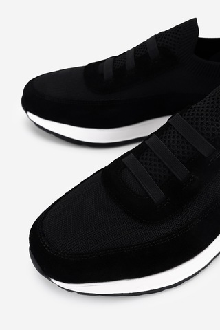 Valmenti Erkek Deri & Tekstil Siyah Sneakers & Spor Ayakkabı 1151 Val-tnc-4 Erk Ayk Y26 Sıyah