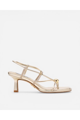 Steve Madden Jackpots-r Gold Kadın Sarı Topuklu Sandalet Jackpots-r