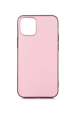 Apple Uyumlu iPhone 12 Pro Max Kılıf Zore Premier Silikon Kapak Rose Gold