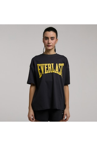 Everlast Ever Classics Wmn Oversize Gri Kadın T-shirt Tw0027 Gri