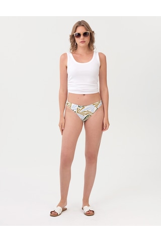 Marks & Spencer Işıltılı Yüksek Bel Bikini Altı T52000981H Yeşil