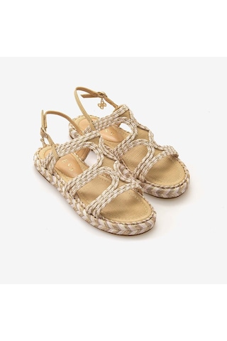 Guess Kalore Kadın Sandalet Fljklrfap03 Bej