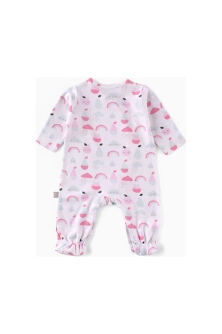 Boumini Bebek Patikli Bebek Tulumu Meyve Desenli-renkli Çok Renkli