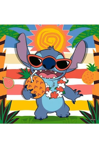 Ravensburger Çocuk Puzzle 3x49 Parça Disney Stitch Rpk120041146