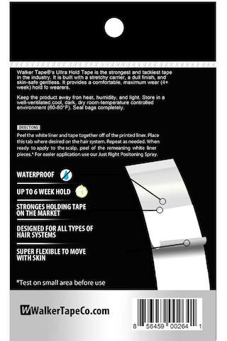 Walker Tape Ultra Hold Mini's Protez Saç Bandı 3/4 X 3 1,90 X 7,62 Cm